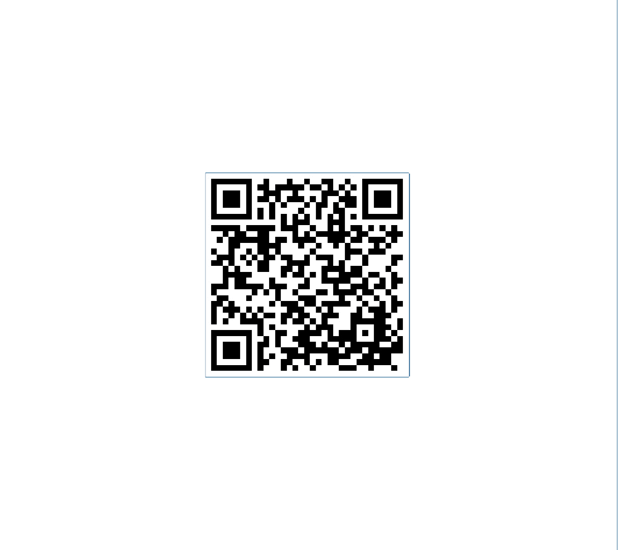 QR-Code für ein Testkonto 